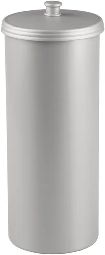 Miniatura 9 de iDesign Soporte Independiente para Papel Higiénico de Baño con Tapa para 3 Rollos Extra, Plata