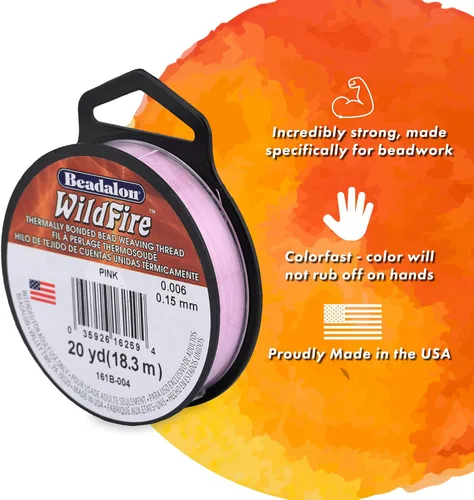 Miniatura 2 de Beadalon Wildfire Ultra - Beading Thread, Beading Supplies for Crafters, Jewelry Makers, Beaders. Braided Fishing Line