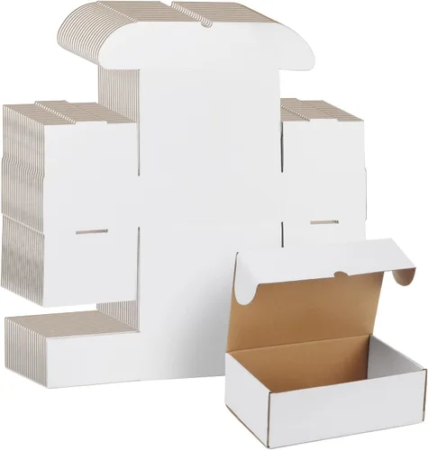 Miniatura 28 de WIFTREY Paquete de 40 cajas de envío pequeñas de 4.6 x 2.2 x 2.2 pulgadas para embalaje de pequeñas empresas, caja de correo de cartón corrugado