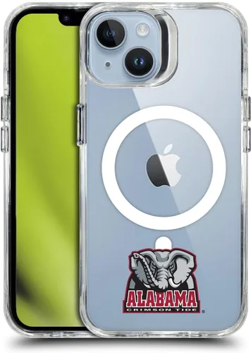 Miniatura 341 de Head Case Designs Funda de gel suave con licencia oficial de la Universidad de Alabama UA Collage compatible con Apple iPhone 13 Pro Max
