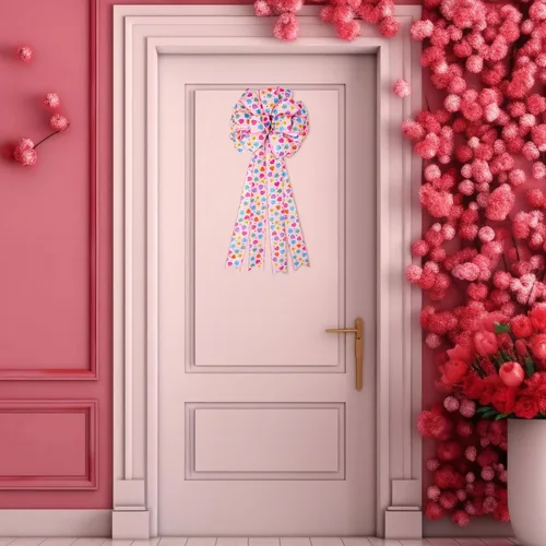 Miniatura 7 de JarThenaAMCS Cinta con Borde de Alambre para el Día de San Valentín Cinta de Corazón de Conversación Cinta con Alambre de Corazón de Dulce Cinta