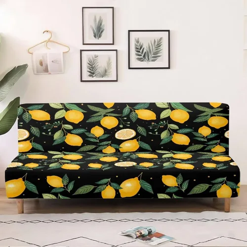 Miniatura 28 de Fundas para sofá cama con estampado de vaca marrón girasol con bandas elásticas para el hogar, sala de estar, fácil de instalar, antideslizante