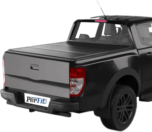 Miniatura 17 de Low-Profile Flip-Up Hard Tri-Fold Tonneau Cover for Ford Ranger (2019-2023)—Fits 5.0ft Short Bed