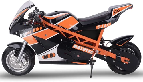 Miniatura 2 de MotoTec 1000w 48v superbici eléctrica en negro
