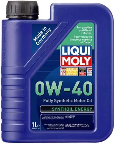 Miniatura 2 de LIQUI MOLY Synthoil Energy A40 SAE 0W-40 5 L Aceite de motor totalmente sintético SKU: 2050