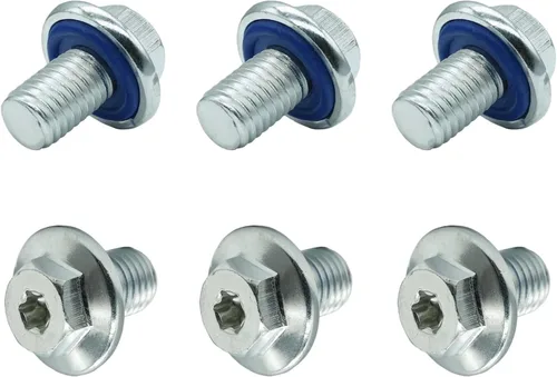 6 tapones de drenaje de aceite M12-1.75, cabeza hexagonal de 0.591 in con Torx T45, compatible con vehículos GMC Buick Cadillac Chevrolet 2013-2022,