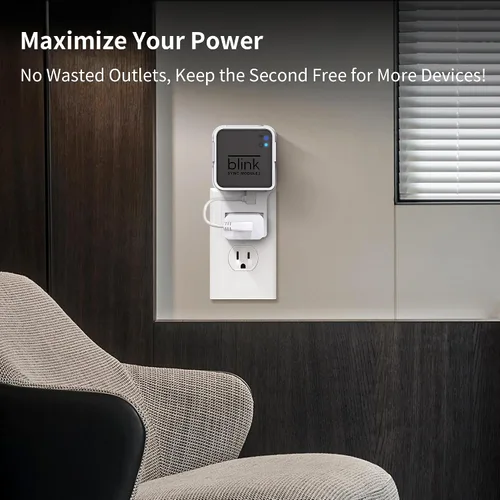 Miniatura 4 de Unidad flash USB Blink de 256 GB y soporte de pared para Blink Sync Module 2 con cable corto, ahorra espacio, sin cables desordenados, soporte