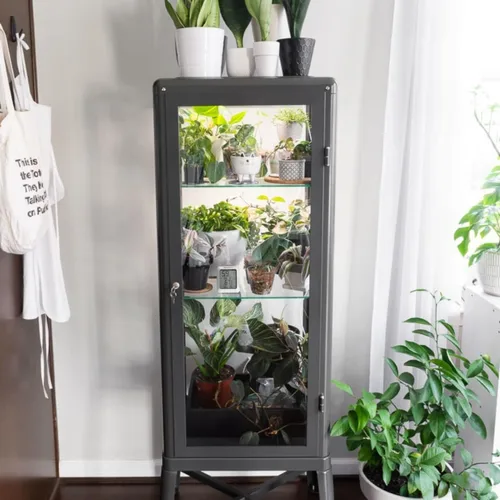 Miniatura 9 de Luces para plantas, espectro completo de 12 W (equivalente a 120 W), panel ultrafino, 84 LED lámpara solar para plantas con interruptor