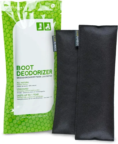 Ever Bamboo Juego de bolsas desodorizantes para botas con carbón de bambú natural (paquete de 1)