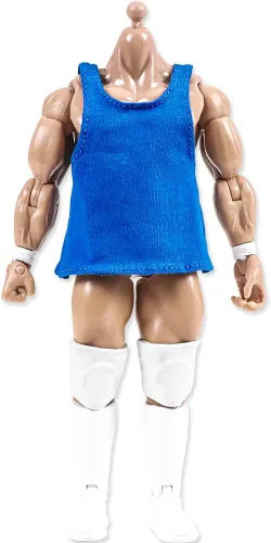 Miniatura 5 de Juego de 5 camisetas musculares para figuras de acción de lucha libre, Blanco
