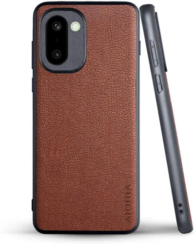 Miniatura 49 de AIORIA Funda para Oneplus Nord 3, pantalla de 6.74 pulgadas, funda de piel sintética de alta calidad, diseño retro de negocios, funda protectora