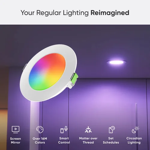 Miniatura 2 de Nanoleaf Luces de techo LED inteligentes (4" Downlight (1PK))
