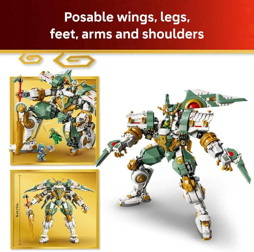 Miniatura 4 de LEGO NINJAGO - Juguete de construcción de 15 aniversario de Titan Mech de Lloyd's Titan Mech, juego coleccionable para niños y niñas, a partir de 14