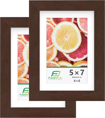 Miniatura 59 de FrameWorks Marcos de fotos clásicos de madera 4 x 6 con vidrio templado, roble natural, paquete de 6 Roble natural-6