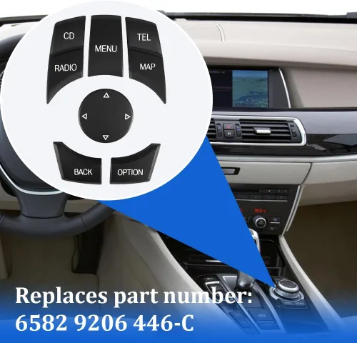 Miniatura 4 de Botón de control multimedia IDrive para BMW 1 3 5 X1 X3 X5 X6 Series BMW F20 F22 F30 F34 F36 F10 F02 F06 F25 F15 reemplaza 6582 9206 446-C botón