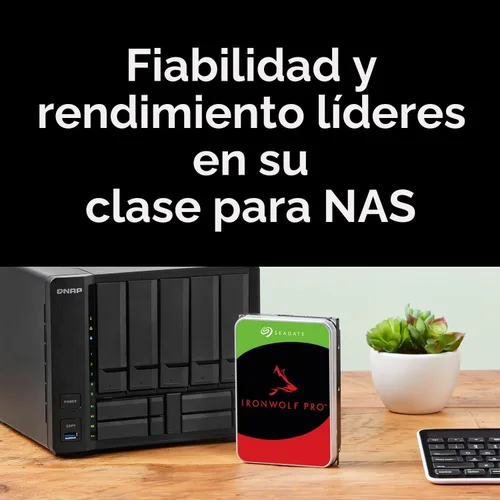 Miniatura 4 de Seagate IronWolf Pro, 12 TB, Enterprise NAS HDD interno - CMR 3.5 pulgadas, SATA 6 Gb/s, 7.200 RPM, caché de 256 MB para almacenamiento conectado a