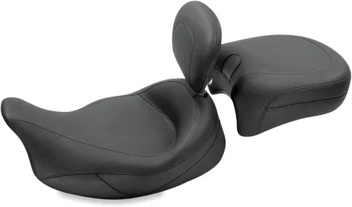 Miniatura 11 de Asientos para motocicleta Mustang 79006 Super Touring Deluxe de una pieza para Harley-Davidson Electra Glide Standard, Road Glide, Road King