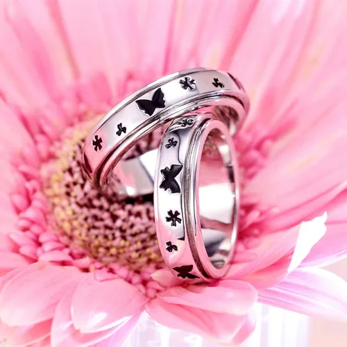 Miniatura 6 de LEXLUNE Animal Ring Fidget Ring Spinner Ring for Anxiety Women Men Girlfriend Daughter Teen Girl Real S925 Sterling Silver Band Ring