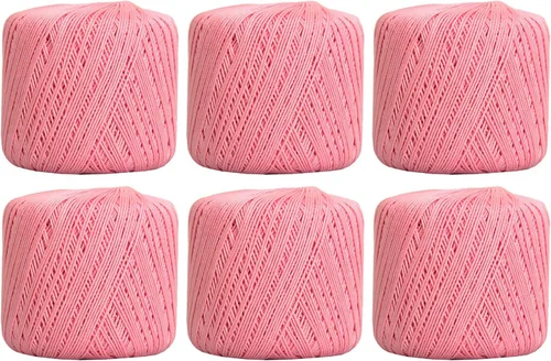 Miniatura 150 de Hilo de croché Threadart, 100 % algodón, talla 10 Rosa