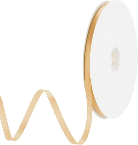 Miniatura 382 de MECCANIXITY Cinta de satén de 3/8 pulgadas de 50 yardas, de grogrén, de seda sólida, fina para ramo de boda, para regalo del día de San Valentín