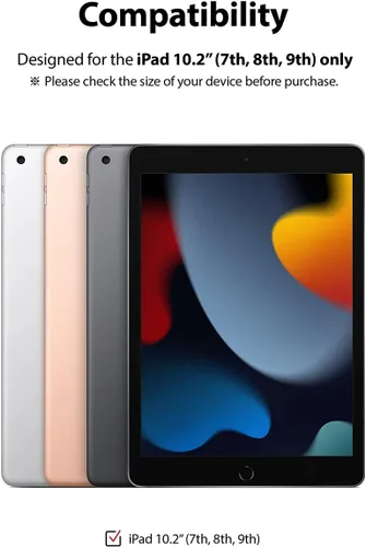 Miniatura 2 de Ringke Protector de pantalla de vidrio templado compatible con iPad de 9ª generación (2021), iPad de 8ª generación (2020), iPad de 7ª