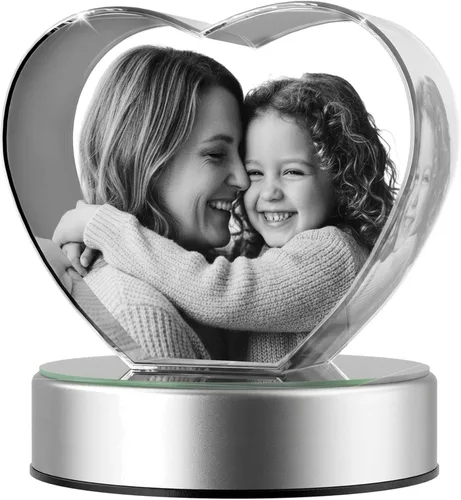 Miniatura 12 de Foto de cristal 3D, regalo personalizado para ella, él, mamá, papá, padre, regalo para parejas – Foto personalizada en cristal, única para Paisaje