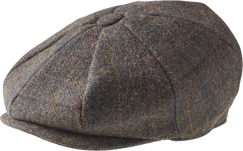 Miniatura 7 de Peaky Blinders Gorra plana de lana estilo Newsboy de 8 piezas para hombre