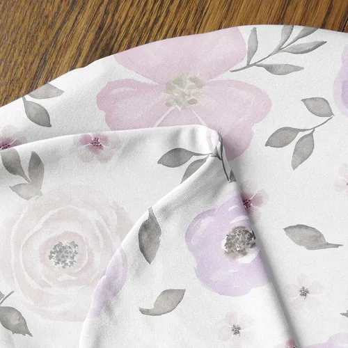 Miniatura 4 de Sweet Jojo Designs Juego de 2 gorros y capullos florales de acuarela para bebé, saco de dormir de punto elástico para bebé, recién nacido, saco