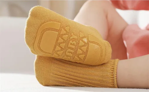 Miniatura 3 de Calcetines antideslizantes para bebé, 8 pares de calcetines antideslizantes para recién nacidos, con empuñaduras, calcetines de tobillo unisex