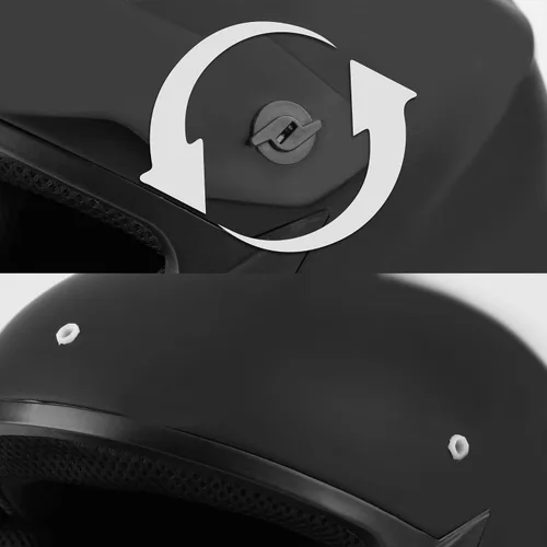 Miniatura 6 de CARTMAN Casco de motocross para adultos, motocross, ATV, todoterreno, casco de motocicleta de cara completa, aprobado por DOT, negro mate y azul