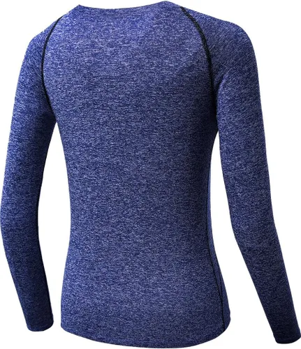 Miniatura 33 de CADMUS Paquete de 1 o 3 camisetas de entrenamiento de manga larga para mujer, camiseta de compresión de ajuste seco para correr