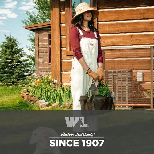 Miniatura 6 de Wells Lamont HydraHyde - Guantes de trabajo de cuero resistentes al agua para mujer, parche de palma reforzado