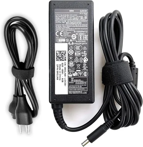 Cargador de laptop de 65 W para Dell Inspiron 13 14 15 17 3000 5000 7000 Series 3565 3567 3576 5558 5755 7212 7506 2 en 1 5555 5559 0G6J41 0 MGJN9
