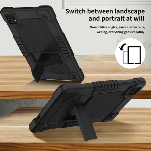 Miniatura 2 de Funda para T-Mobile Revvl Tab 5G, para Revvl Tab 5G, funda resistente a prueba de golpes con correa de pie para T-Mobile Revvl Tab 5G 2023 lanzado