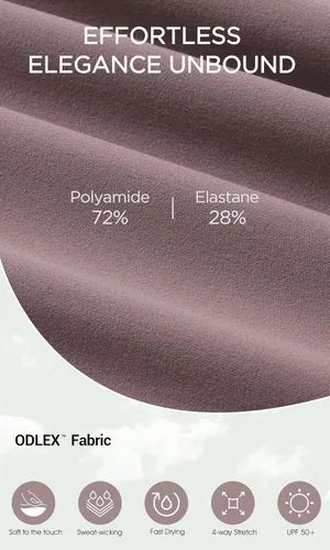 Miniatura 5 de ODODOS ODLEX - Paquete de 2 pantalones cortos de entrenamiento de cintura alta para mujer, pantalones cortos de entrenamiento de 6 y 8 pulgadas