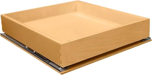 SlidingSusan Organizador de cajones extraíbles para armarios, estantes deslizantes de cierre suave para cocina, despensa, baño y organización de