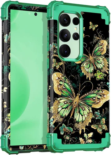 Miniatura 81 de Casetego Funda para Galaxy A16 5G, Tres Capas de Alta Resistencia Robusta a Prueba de Golpes, Protección Completa Rugosa de PC Duro + Parachoques