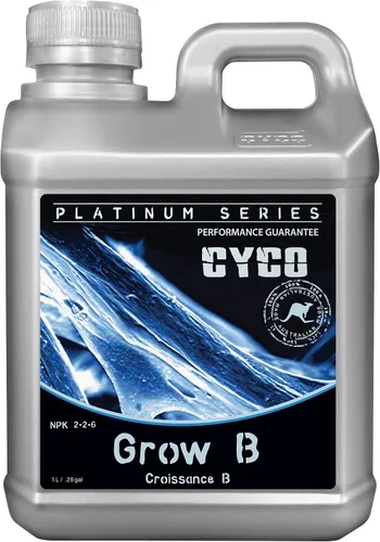 Miniatura 4 de CYCO Grow A, Nutrientes líquidos para plantas hidropónicas, 2-0-0, 20 litros
