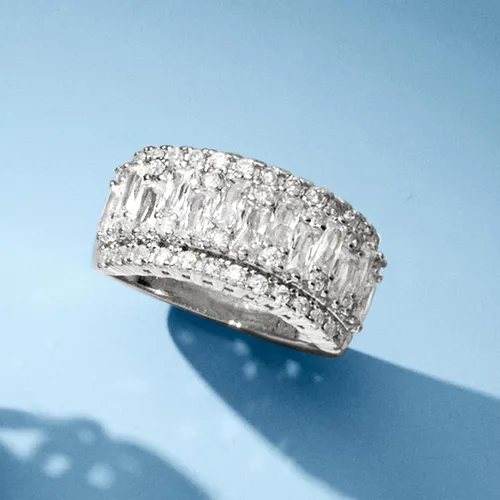 Miniatura 4 de Ross-Simons 2.40 ct. t.w. CZ Ring in Sterling Silver