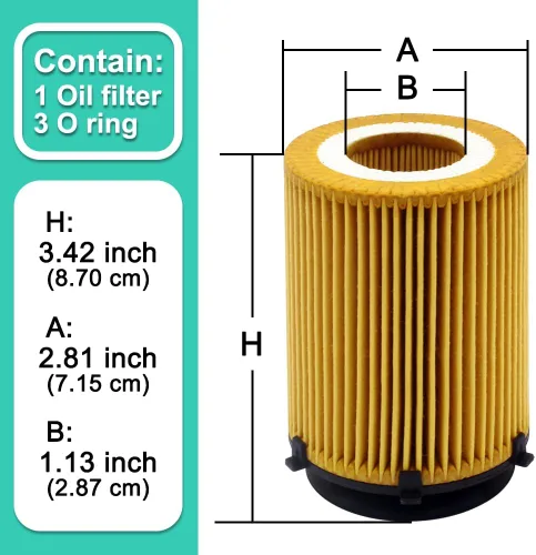Miniatura 5 de Filtro de aceite para Mercedes-Benz A220 B250 C300 C350E CLA250 E300 GLA250 GLC300 Metris SLC300 SLK300 Infiniti Q50 Q60 QX30 sin metal 2701800009