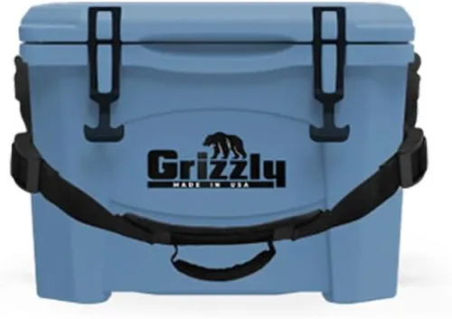 Miniatura 15 de Grizzly - Enfriador de 15 cuartos de galón Baúl de hielo duradero con aislamiento rotomoldeado Fabricado en Estados Unidos Garantía de por