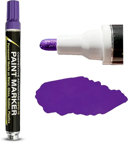 Miniatura 19 de Marcadores de Pintura Esmaltada Competitive Advantage MPD-15 NEGRO - 1 Paquete Marcas Permanentes en Metal, Vidrio, Goma, Plástico y más