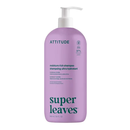 Miniatura 10 de ATTITUDE Colorlast Champú para el cabello, verificado por EWG, para cabello teñido, protege el color, ingredientes derivados de forma natural