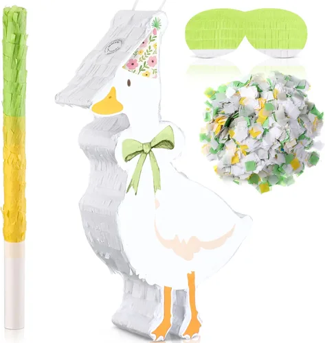 Miniatura 11 de Piñata de pez océano bajo el mar Piñata de pesca para decoración de fiesta de cumpleaños con palo de murciélago y confeti para pesca, pescadores