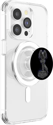 Miniatura 4 de Mitología nórdica vikinga Thor's Mjolnir Odin Huginn & Muninn PopSockets MagSafe PopGrip para iPhone