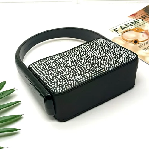 Miniatura 3 de NUSTTAL Bolso de mano acrílico para mujer, bolso de hombro de noche marmoleado para boda, cóctel, fiesta, baile de graduación