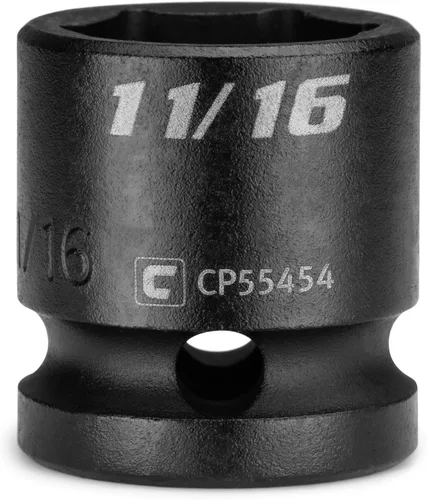 Miniatura 13 de Capri Tools Dado de impacto corto de 1 pulgada, transmisión de 1/2 pulgada, 6 puntos, SAE