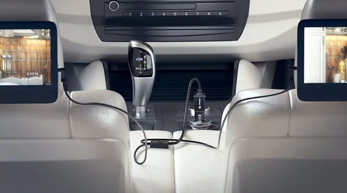 Miniatura 2 de Pwr Cargador de coche extra largo de 11 pies para reproductor de DVD portátil de pantalla dual Sylvania Philips Insignia Ematic: Ly-02 Ay4133 Ay4197