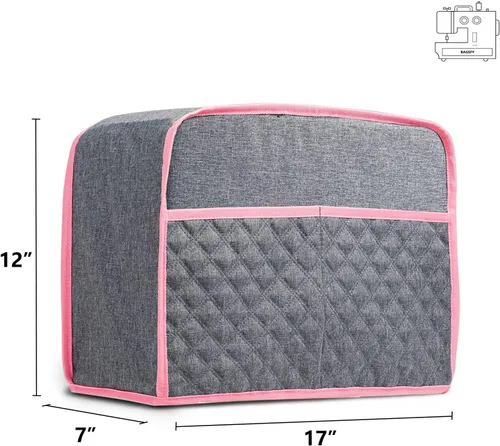 Miniatura 2 de BAGSFY Funda para máquina de coser para Brother, cubierta de polvo para máquina de coser para Singer, cubiertas de almacenamiento acolchadas