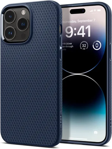 Miniatura 45 de Spigen Liquid Air - Funda diseñada para iPhone 13 (2021), color negro mate